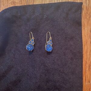 Elegant Blue Drop Earrings